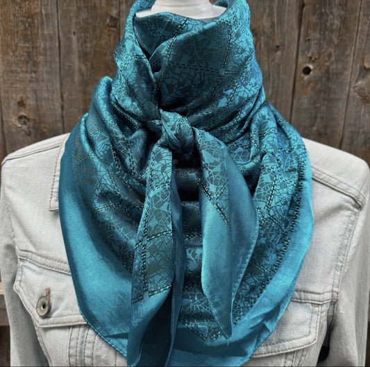 Turquoise Paisley